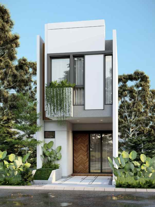 rumah scandinavia dekat stasiun depok