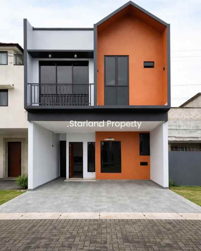 rumah siap huni konsep scandinavian modern di bintaro