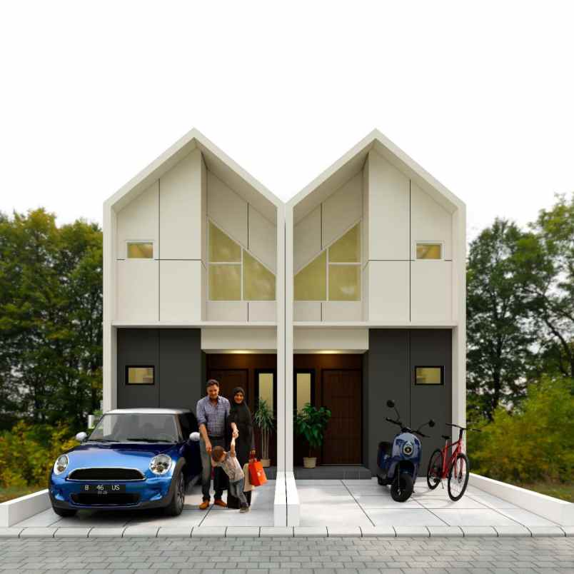 rumah type mezzanine minimalis ciracas jakarta timur