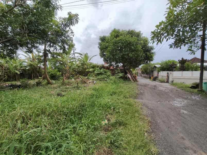 tanah di kampial badung bali view laut d lantai 2