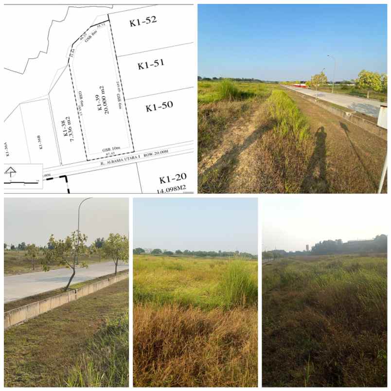 tanah jl albasia utara 1 lippo