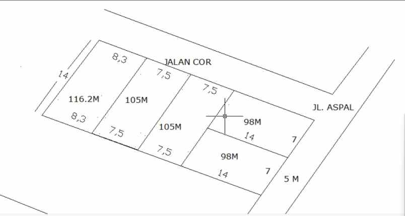 tanah kavling abusamah belakang spbu