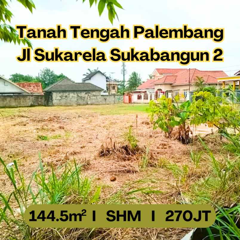 tanah kavling area sukarela palembang