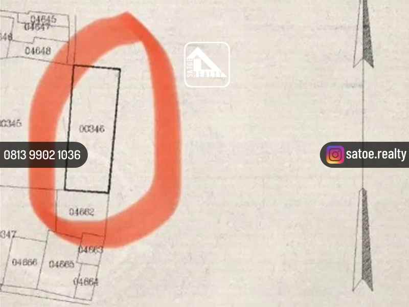 tanah kavling istimewa dalam cluster di area kebagusan