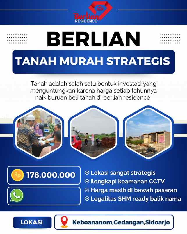 tanah murah siap bangun dan strategis cepat sudah shm