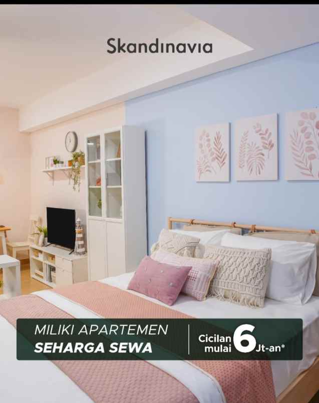 apartmen siap huni 180x cicilan mulai 6juta