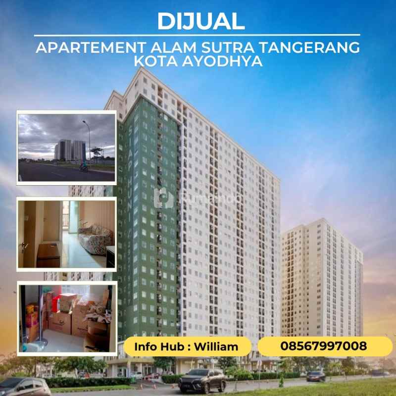 dijual apartemen jl mh thamrin rt 001 rw