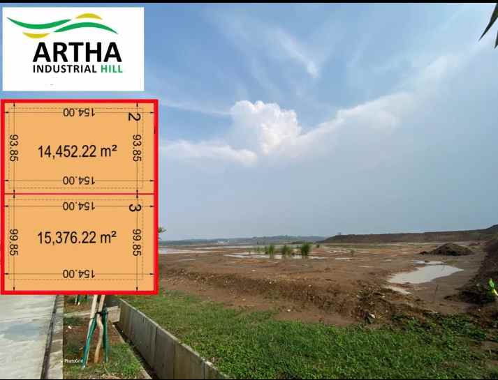 dijual kavling industri artha hill karawang barat