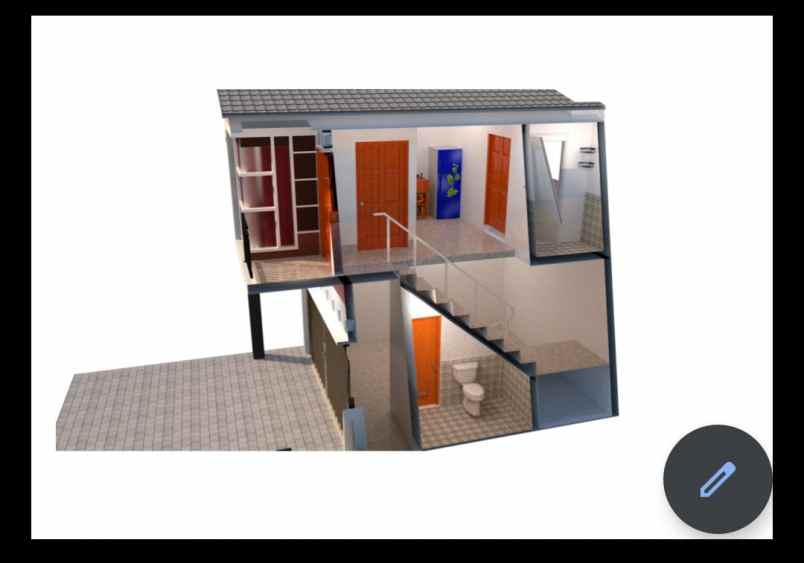 dijual rumah 1 lantai tipe mezanine di cileunyi