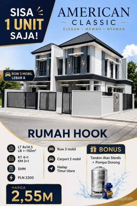 dijual rumah babatan pantai
