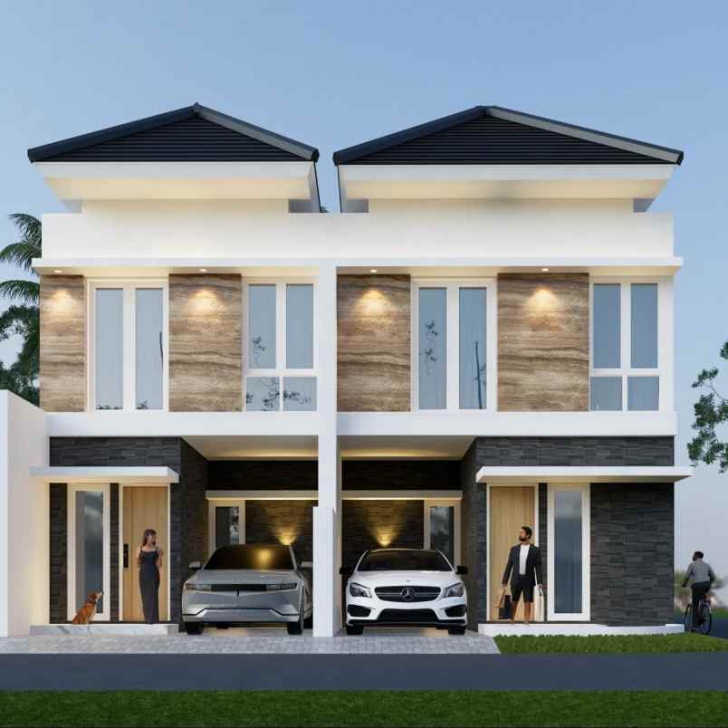 dijual rumah baru di darmo permai surabaya barat