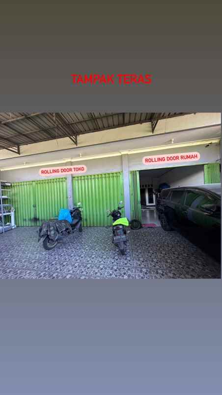 dijual rumah dan toko luas strategis di kota sidoarjo