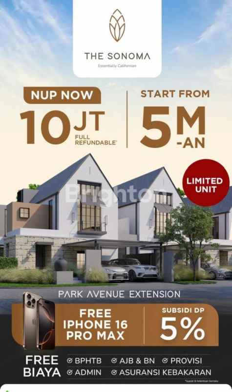 dijual rumah dian istana the sonoma