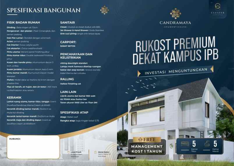 dijual rumah gardu dalam