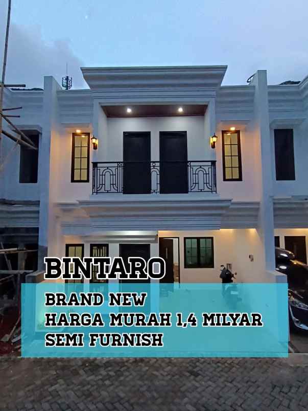 dijual rumah jalan raya bintaro cendrawasih