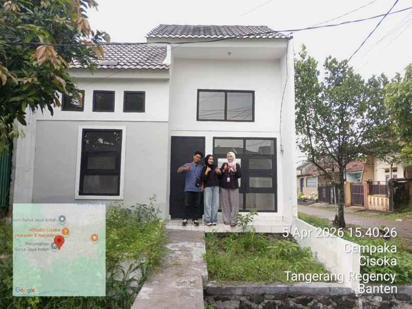 dijual rumah jalan raya megu cisoka