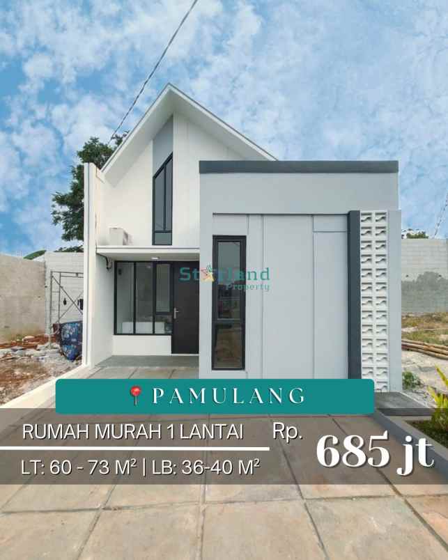 dijual rumah jalan raya pamulang