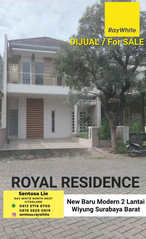 dijual rumah jalan royal residence