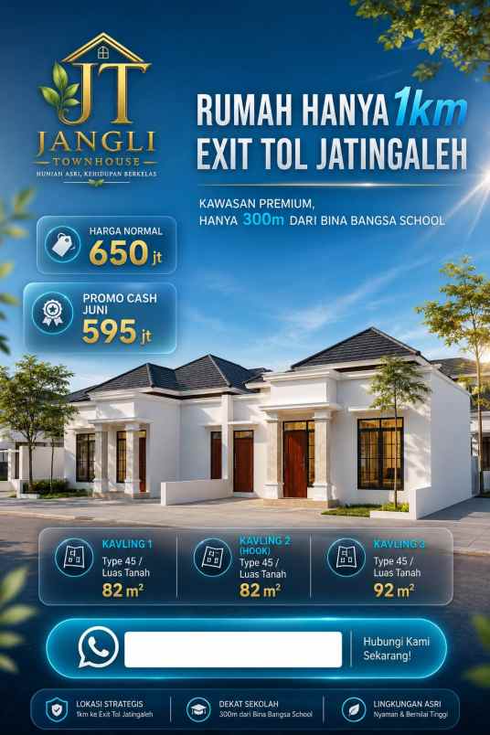 dijual rumah jangli tembalang semarang