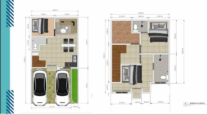 dijual rumah jl kupu kupu pd ranggon