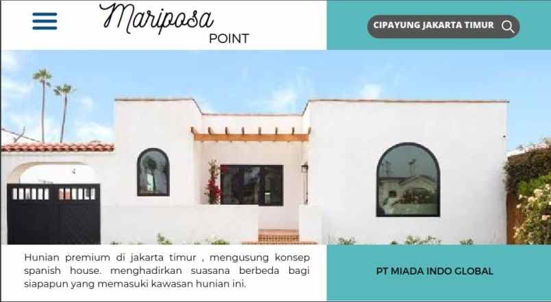 dijual rumah jl kupu kupu pd ranggon