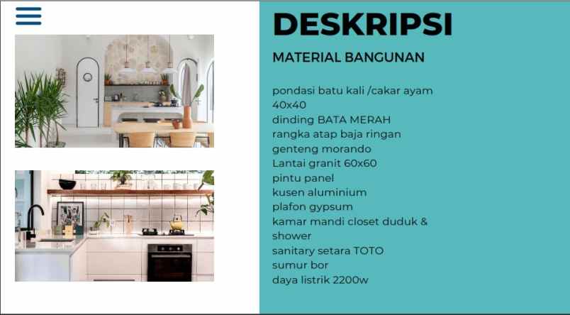 dijual rumah jl kupu kupu pd ranggon