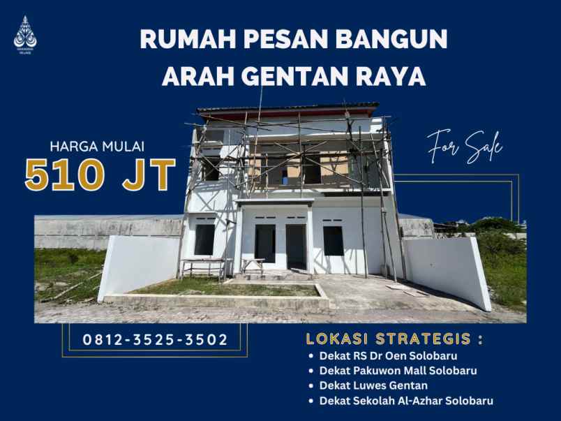 dijual rumah jl ovensari baki sukoharjo