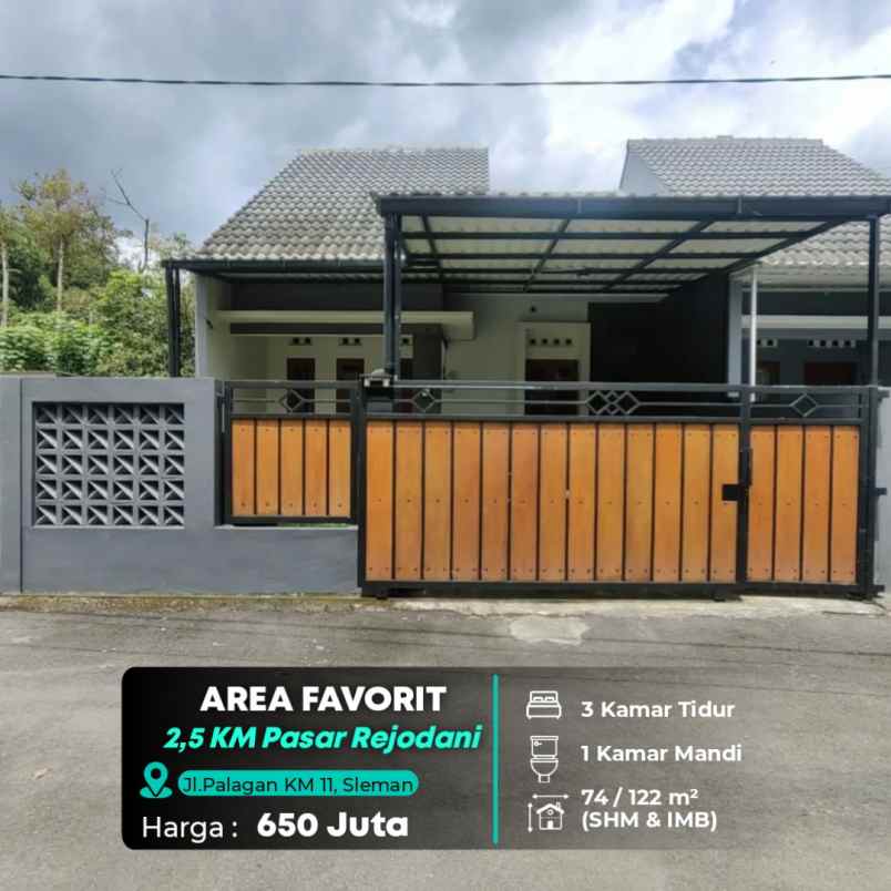 dijual rumah jl palagan km 11