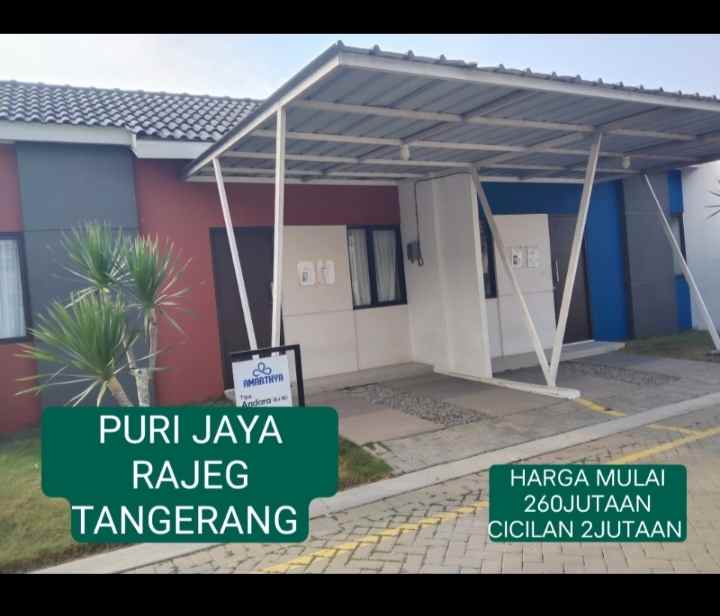 dijual rumah jl raya rajeg mulya tangerang
