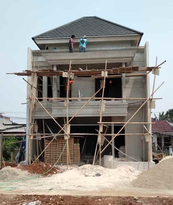 dijual rumah murah gaya bali di tanah baru beji depok
