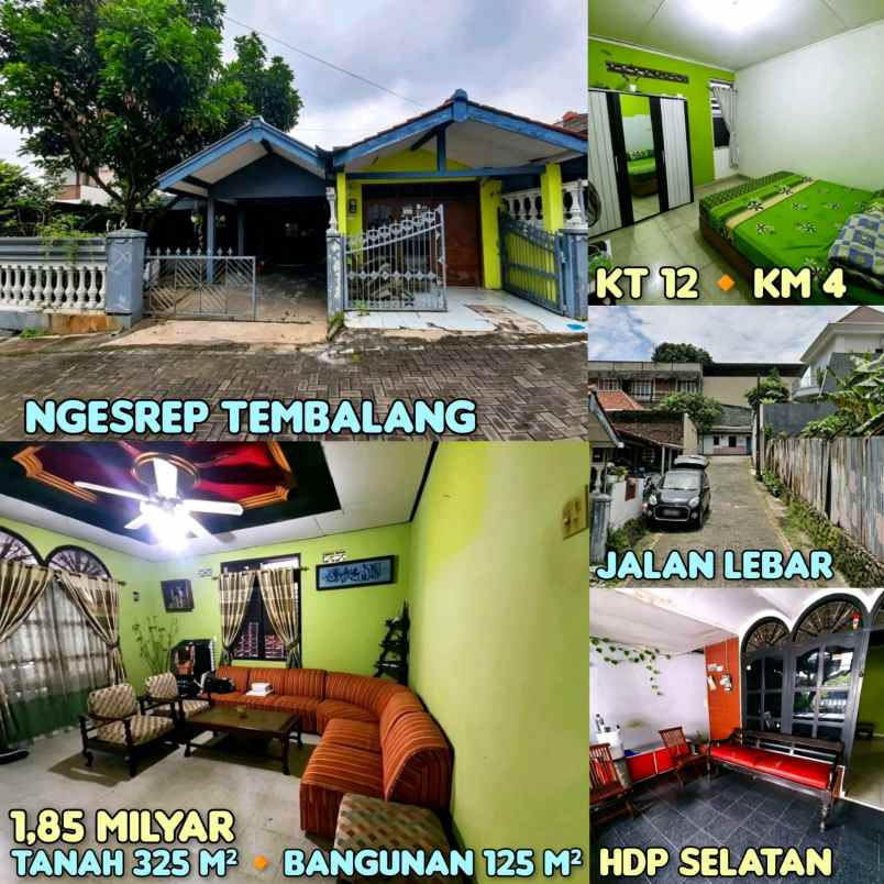 dijual rumah ngesrep