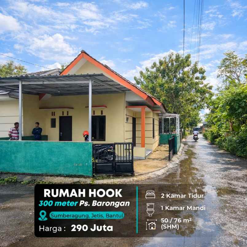 dijual rumah pasar barongan