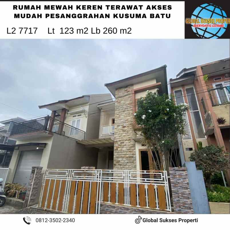 dijual rumah pesanggrahan kusuma
