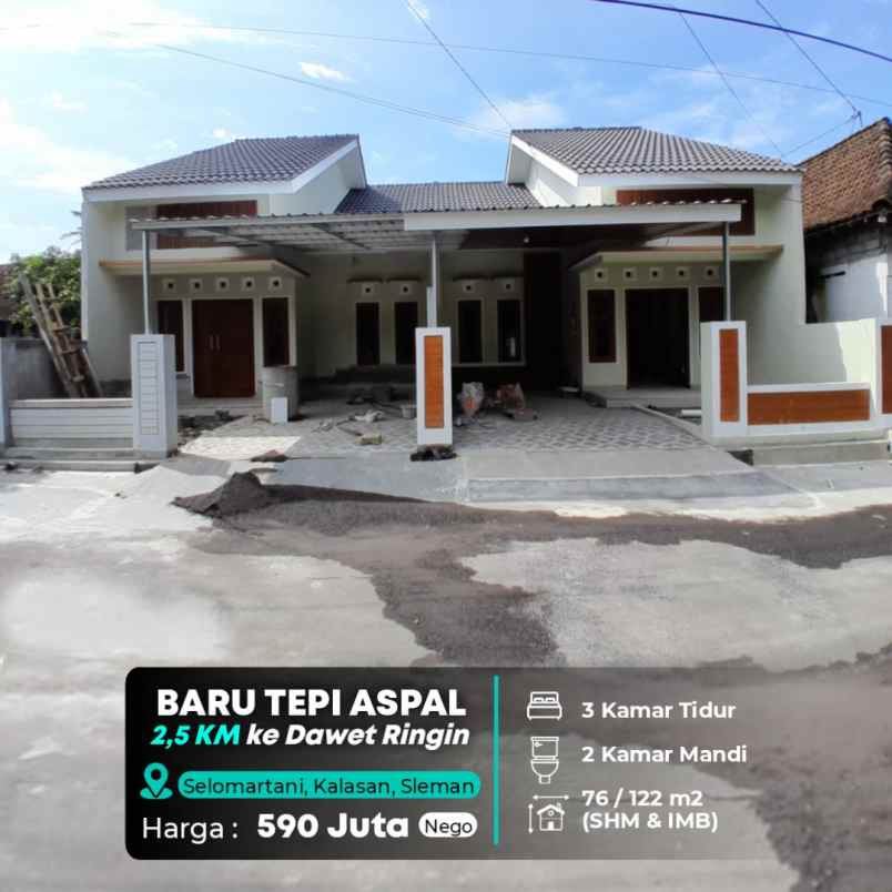 dijual rumah selomartani