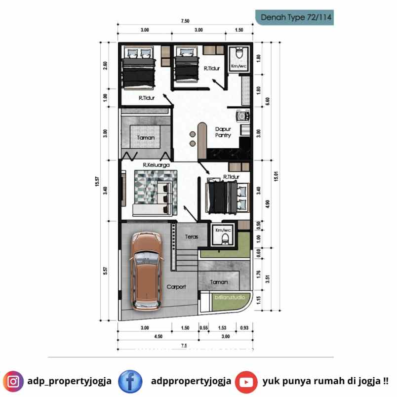 dijual rumah sukoharjo ngaglik sleman