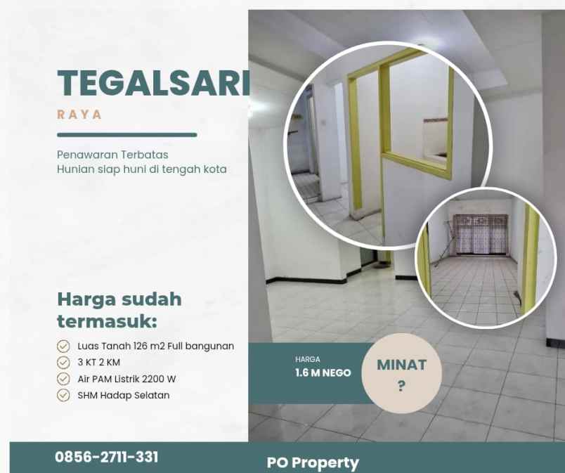dijual rumah tegalsari