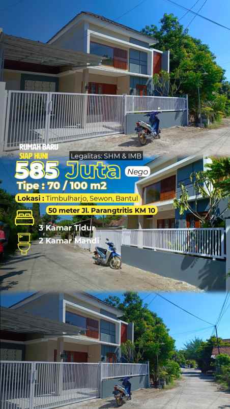 dijual rumah timbulharjo jl paris km 10