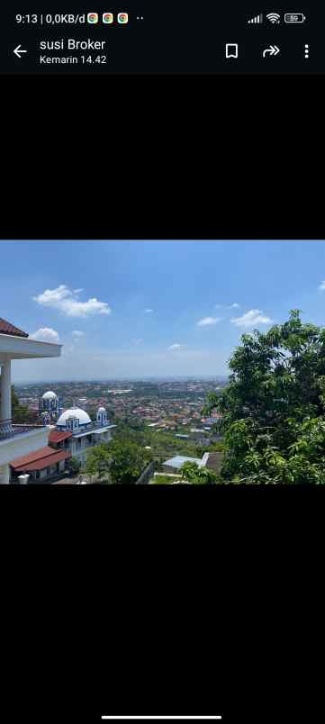 dijual rumah view ciamiak bukit sari semarang