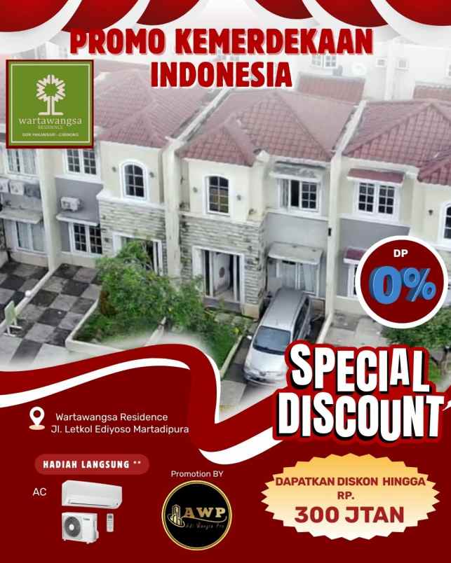 dijual rumah wartawangsa residence jl