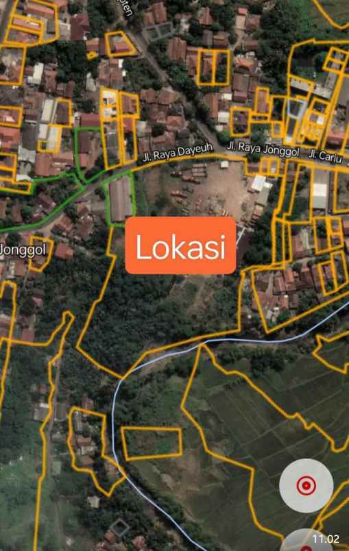 dijual tanah 1 8 ha di pinggir jalan raya cariu bogor