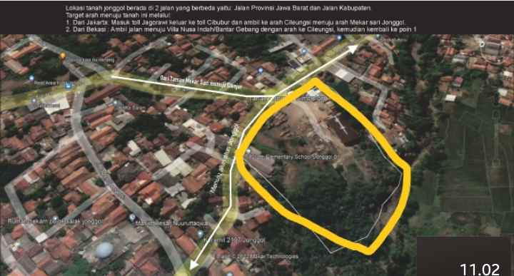 dijual tanah 1 8 ha di pinggir jalan raya cariu bogor