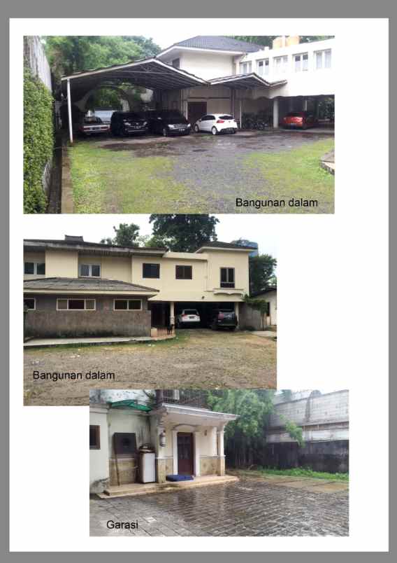 dijual tanah beserta bangunan di menteng dalam