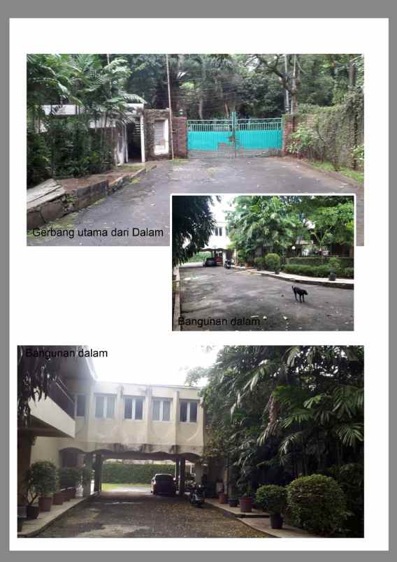 dijual tanah beserta bangunan di menteng dalam