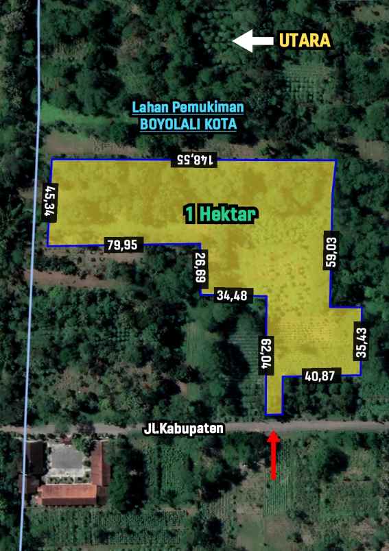 dijual tanah boyolali kota