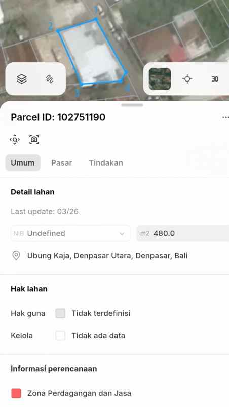 dijual tanah citra land