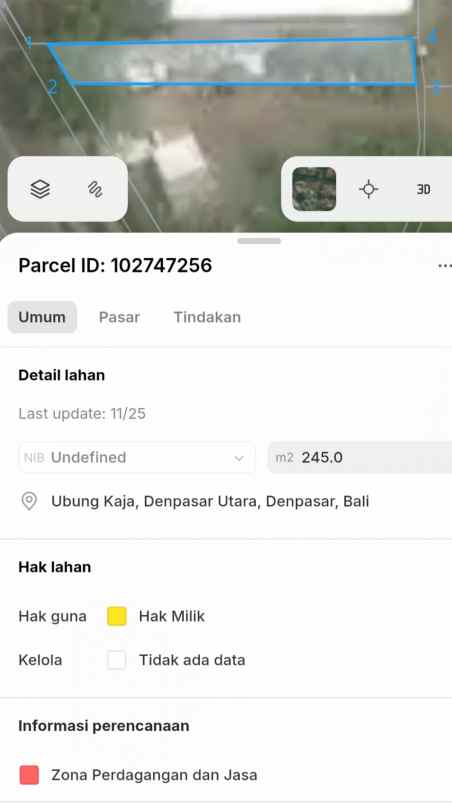 dijual tanah depan citra land cargo