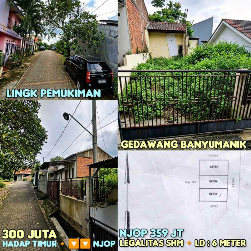 dijual tanah di gedawang semarang