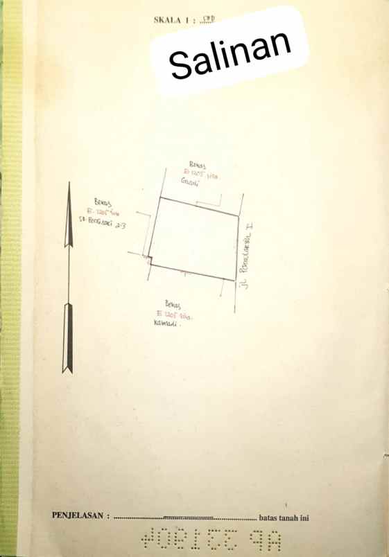 dijual tanah di pamularsih sembar semarang