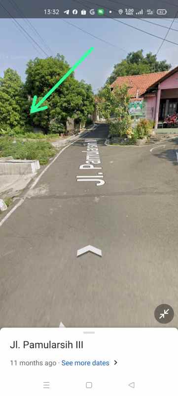 dijual tanah di pamularsih sembar semarang