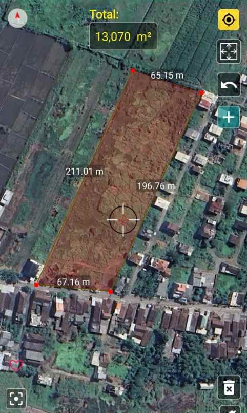 dijual tanah gunung gangsir